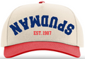 Spudman Triathlon Cap - Backwards Trend Red Bill