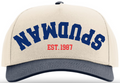Spudman Triathlon Cap - Backwards Trend Blue Bill