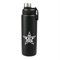 40th Spudman Triathlon Waterbottle: America 250 Edition Stainless Steel Black