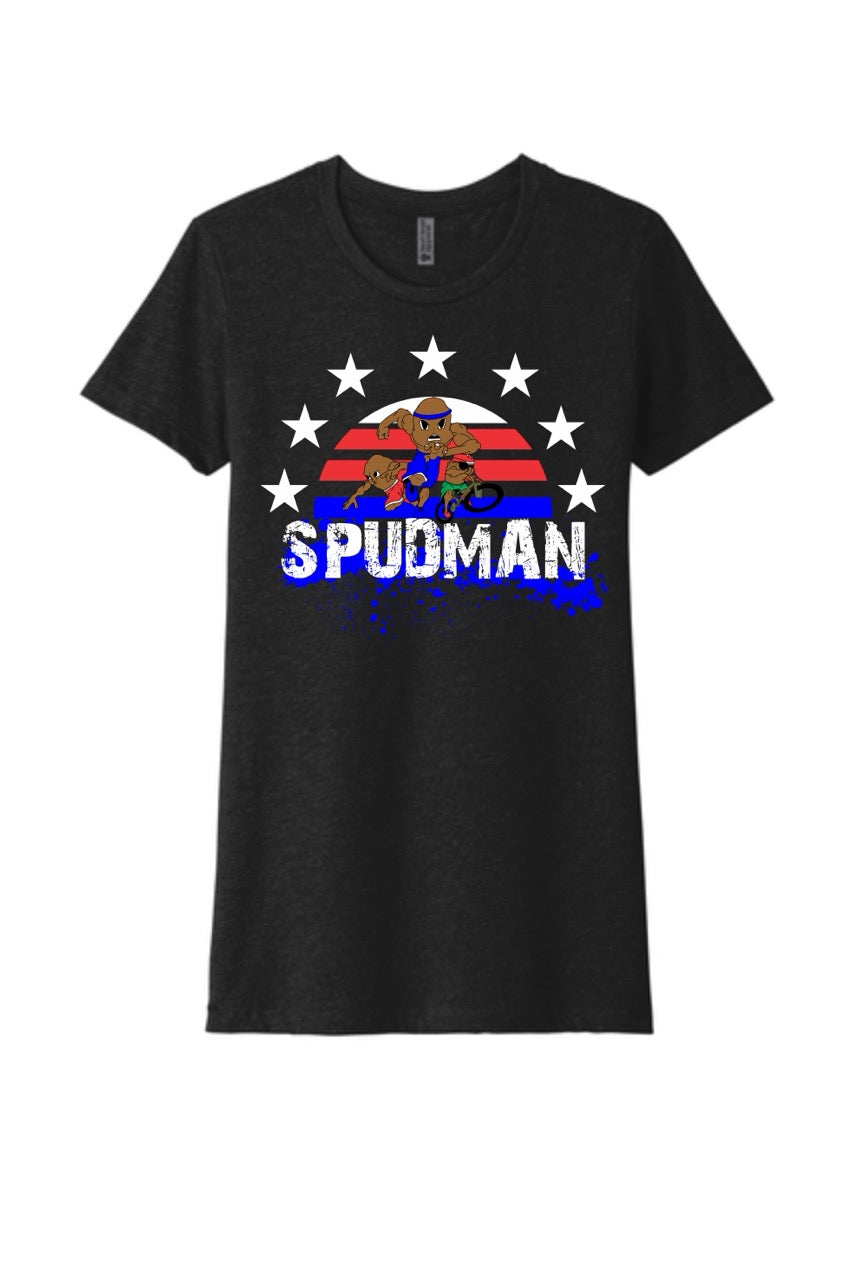 Spudman Shirt - Patriotic Spuds Celebrating America MENs & Womens Sizes